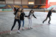 На первый лед с подругами.День здоровья в Новочебоксарске фоторепортаж 