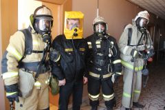  Более пятисот сотрудников ПАО «Химпром» стали участниками пожарно-тактических учений Химпром 