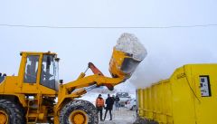 Фото с сайта чувашинформ.рфСнег с чебоксарских улиц вывозят  на полигон ТКО в Новочебоксарске и на снегоплавильную станцию уборка снега 