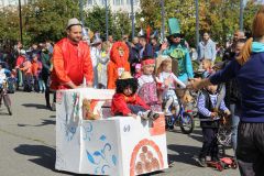 Второй год украшением праздника стал парад юных велосипедистов. Творцы нашего города День города Новочебоксарск-2019 