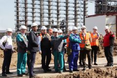  ЕАБР посетил строящееся производство на территории ПАО «Химпром» ЕАБР Химпром 