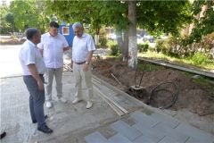 Посещение объектаВ проекте реконструкции чебоксарского сквера на площади Республики допущены ошибки, но работы продолжаются реконструкция 