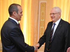  Михаил Игнатьев провел рабочую встречу с президентом Европейской легкоатлетической ассоциации Свейном Арне Хансеном