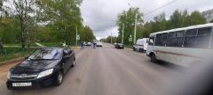 Место ДТПВ Новочебоксарске водитель "Лады Гранта" наехал на женщину с ребенком ДТП с несовершеннолетним 