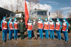 Участники комбинированного перехода Хабаровск-Москва побывали в Чебоксарах 75 лет Победе 