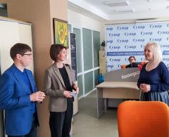 Министр цифрового развития, информполитики и массовых коммуникаций Чувашии Кристина Майнина посетила АО "Татмедиа"