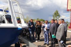 Глава Чувашии Олег Николаев посетил новую спасательную станцию в Новочебоксарске День города Новочебоксарск-2023 