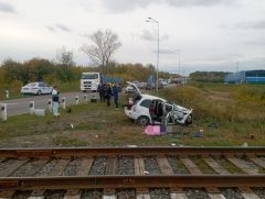 Смертельное ДТП на железнодорожном переезде в Новочебоксарске