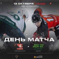 День матча: ХК "Сокол" - "ЭкоНива-Бобров" ХК Сокол 