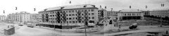 Панорама Спутника осенью 1964 года: тогда в поселке было три улицы и всего 20 зданий. Половина из них запечатлена на фото. Первый день в Спутнике Это наша с тобой история 
