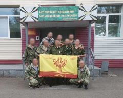 В Чувашии прошла первая отправка в именной батальон связи «Атӑл» #ЧувашияДонбассу 