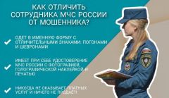 В регионах активизировались мошенники, выдающие себя за сотрудников МЧС России МЧС 