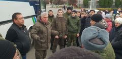 ВыездМобилизованные из Чувашии отправились обратно в учебную часть Ульяновска частичная мобилизация 