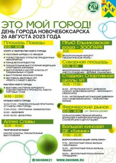Изменения в программе празднования Дня города Новочебоксарска День города Новочебоксарск-2023 