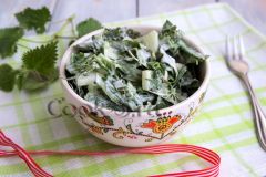 Салат из крапивы, щавеля и зеленого лукаВитаминный стол Семейный стол Витаминный стол 