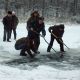 В Ядринском районе под лед провалилась машина трагедия рыбалка 