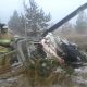 Рассматриваются 4 причины крушения вертолета в Татарстане. Он разбился сегодня утром, пилот погиб Татарстан авария 