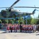 В Канаше установили вертолет МИ-24 в память о подвигах афганцев День пограничника памятники Чувашии 