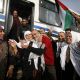 Израиль освобождает первых заключенных в обмен на капрала Палестина израиль Гилад Шалит 