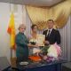 Четыре пары зарегистрировали брак в День города Новочебоксарска в местном отделе ЗАГС День города Новочебоксарска 